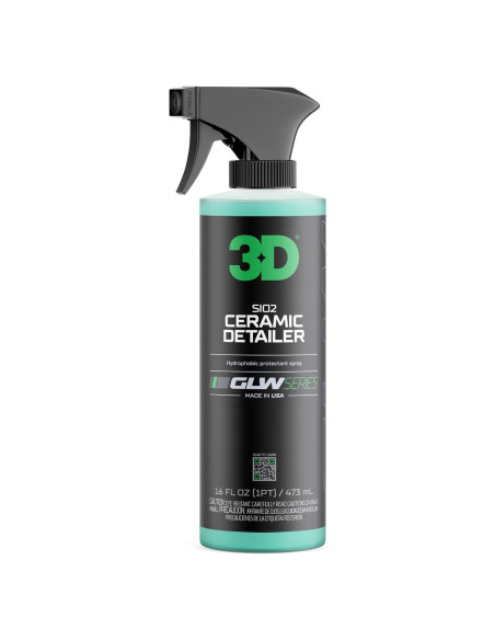 Detallador Cerámico 3D GLW 473 ml | Acabado Brillante Hidrofóbico