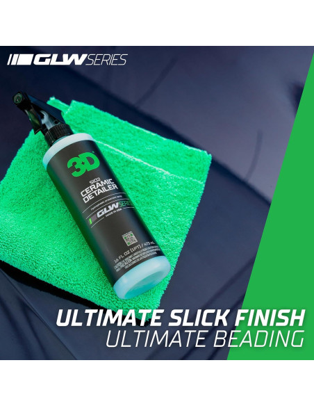 Detallador Cerámico 3D GLW 473 ml | Acabado Brillante Hidrofóbico