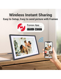 Marco de Fotos Digital WiFi Pixedge 10.1" Pantalla Táctil 1280x800 2