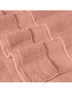 Juego de Toallas de Lujo 6 Piezas Modern Threads Algodón Arcilla 2