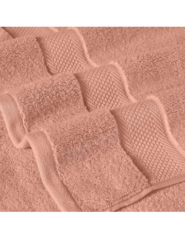 Juego de Toallas de Lujo 6 Piezas Modern Threads Algodón Arcilla