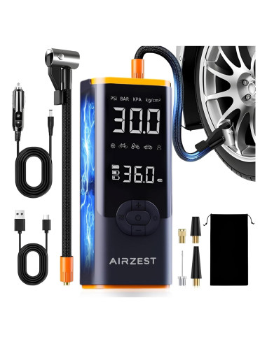 Inflador de Neumáticos Inalámbrico Airzest 150 PSI Portátil