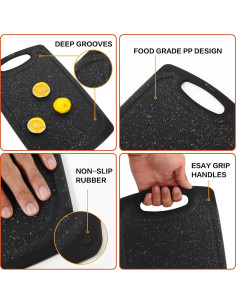 Juego de 3 Tablas de Cortar BETA SPACE Antideslizantes 2024 2