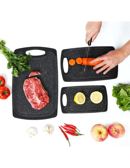 Juego de 3 Tablas de Cortar BETA SPACE Antideslizantes 2024