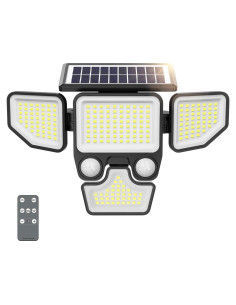 Luces Solares Exteriores Onforu 3000LM con Control Remoto