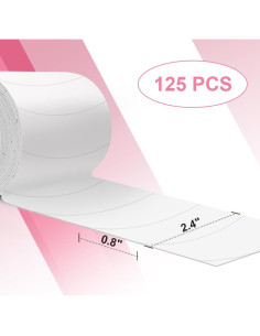 Parche de Espuma para Ojos Akissos 125 PCS Hipoalergénico 2