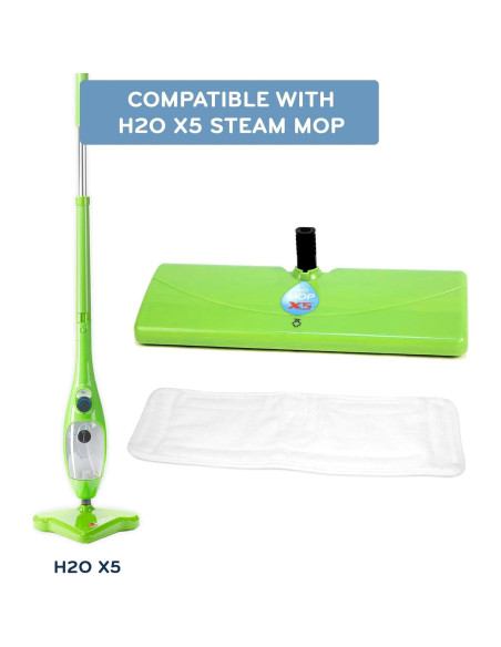 Cabezal de Mopa Extra Grande H2O MOP X5 con Almohadilla