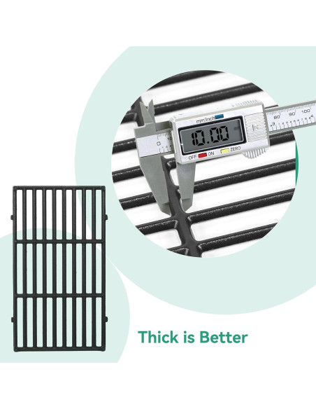 Rejillas de Cocina de Hierro Fundido Weber Spirit E-210 7637