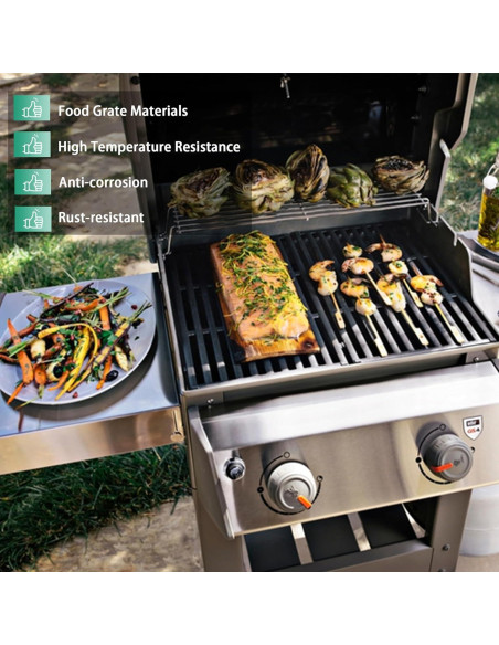 Rejillas de Cocina de Hierro Fundido Weber Spirit E-210 7637