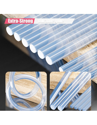 Barras de Pegamento Caliente Mini BLEDS 200 Pcs 7mm x 101.6mm