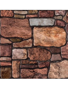 Paneles de Pared 3D Dundee Deco - Muestra 25.4x25.4 cm Cobre 2