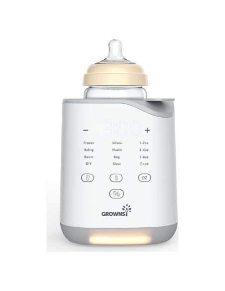 Calentador de Biberones GROWNSY 2025, Rápido y Multifuncional