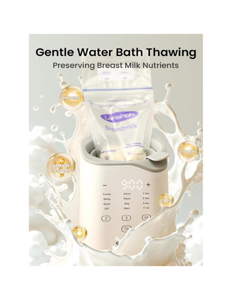 Calentador de Biberones GROWNSY 2025, Rápido y Multifuncional