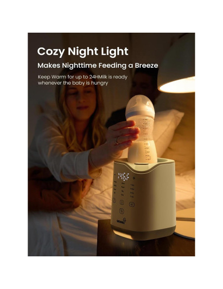 Calentador de Biberones GROWNSY 2025, Rápido y Multifuncional