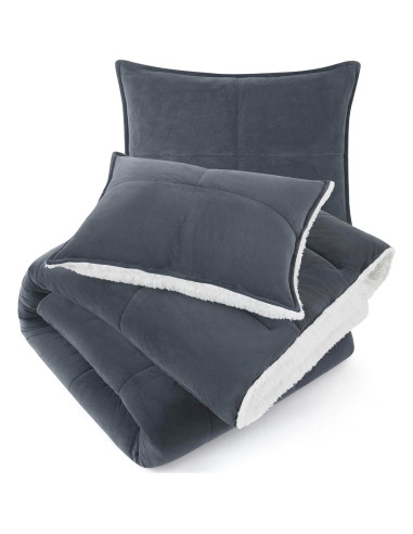 Conjunto de Edredón UGG Blissful Full/Queen Azul Reversible