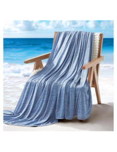 Manta Refrescante SLEEP ZONE Reina Azul Doble Cara 228x228 cm