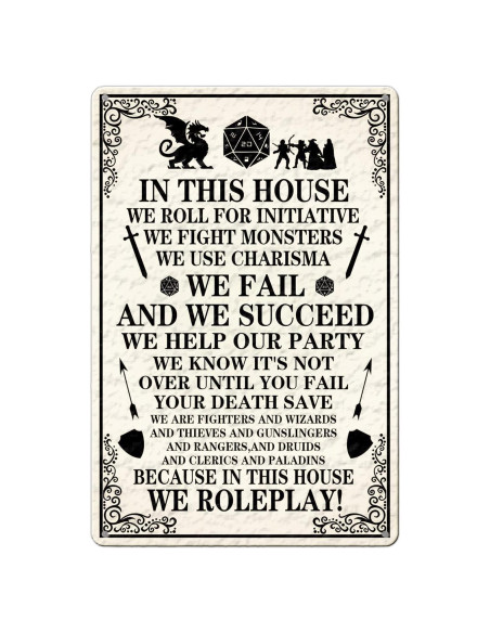 Letrero de Metal Vintage KONMPFEY 20x30 cm Decoración Retro