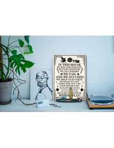 Letrero de Metal Vintage KONMPFEY 20x30 cm Decoración Retro 2