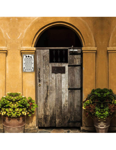 Letrero de Metal Vintage KONMPFEY 20x30 cm Decoración Retro