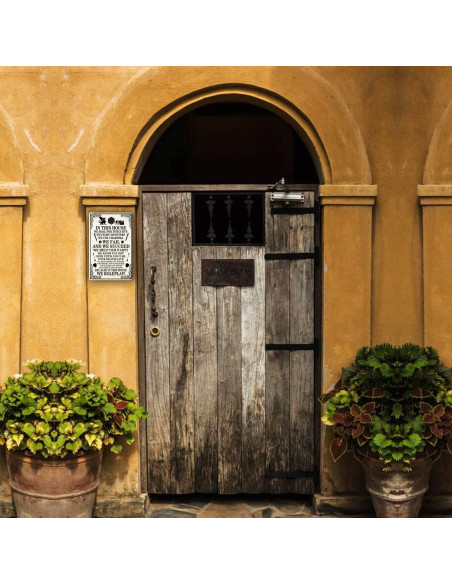 Letrero de Metal Vintage KONMPFEY 20x30 cm Decoración Retro