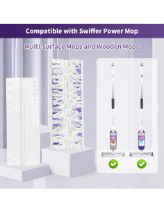 16 Recargas Almohadillas Desechables Mopa PowerMop BYOFI 2