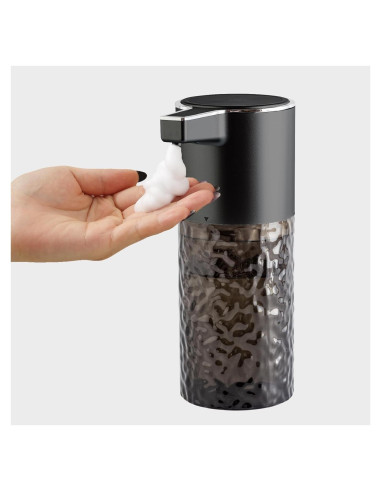 Dispensador Automático de Jabón Espumoso Haocoott 385 mL Negro