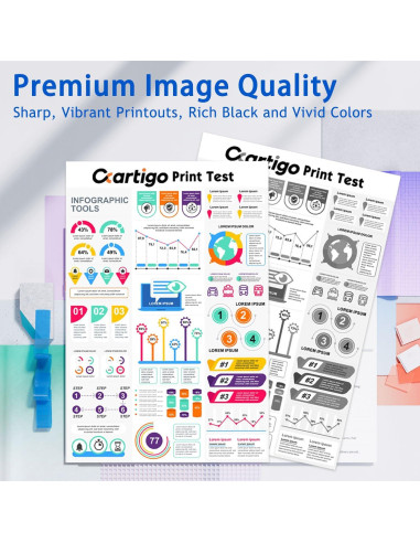 Cartucho de Tóner Negro Cartigo TN420 Paquete de 2