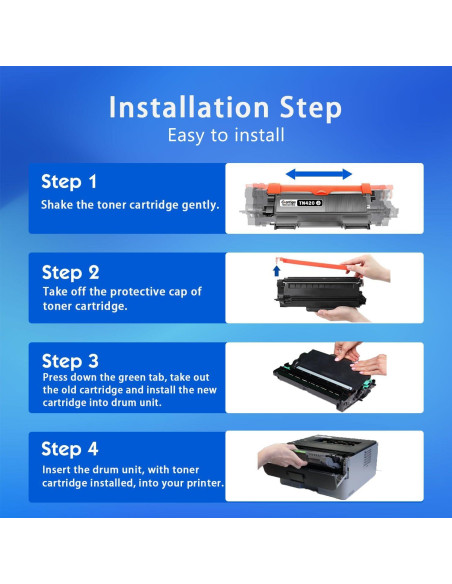 Cartucho de Tóner Negro Cartigo TN420 Paquete de 2