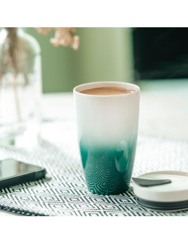 Taza Térmica Verde Villeroy & Boch 0.35L Cerámica Premium