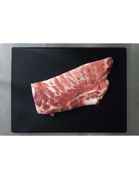 Tabla de Cortar Grande Thirteen Chefs 45.72x30.48cm Negra Gruesa