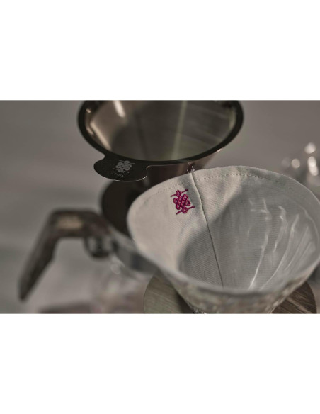 Filtro de café ATHIA reutilizable Hario V60 1-2 tazas algodón