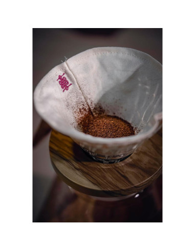 Filtro de café ATHIA reutilizable Hario V60 1-2 tazas algodón