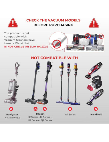 Kit Adaptador Aspiradora GHAMADE para Shark y Miele 32/35mm