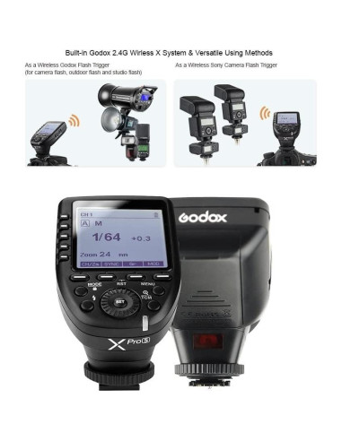 Disparador de Flash Inalámbrico Godox Xpro-S para Sony TTL