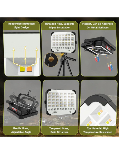Luz de Trabajo Solar LED 200W Sinear 20000LM Impermeable