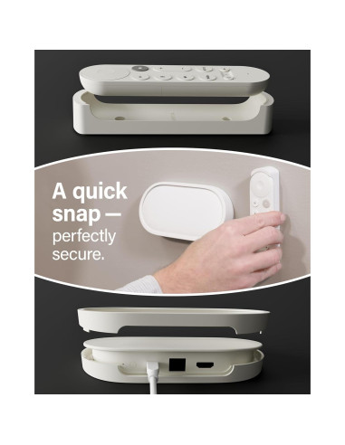 Kit de Montaje Sanus para Google TV Streamer 4K y Control Remoto