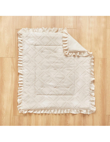 Juego de Ropa de Cuna 3 Piezas UOZZI BEDDING Boho Crema