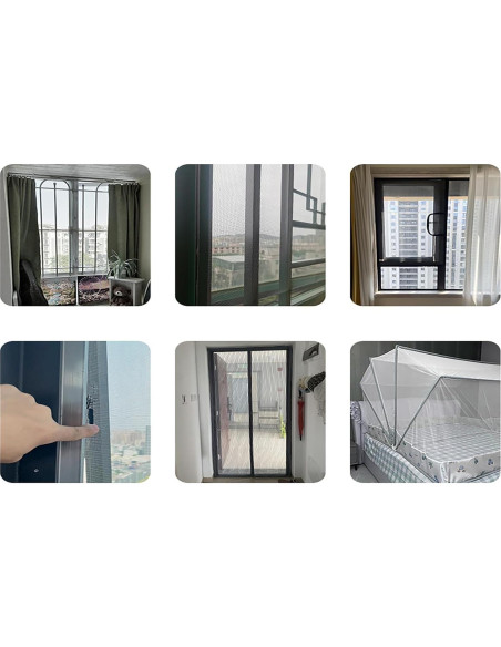 Cinta de Reparación de Pantallas de Ventana MILEQEE 6.0cm x 15.24m