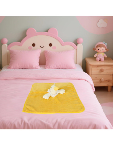 Manta de Abrazo Ganso Lovey NeusWonder Amarillo 35.56 cm