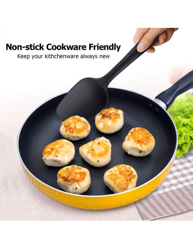 Juego de 6 Espátulas de Silicona LAVADOR Resistentes al Calor