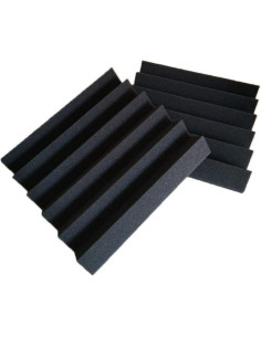 Paneles de espuma acústica Bookishbunny 12 paquetes 30.48x30.48cm 2