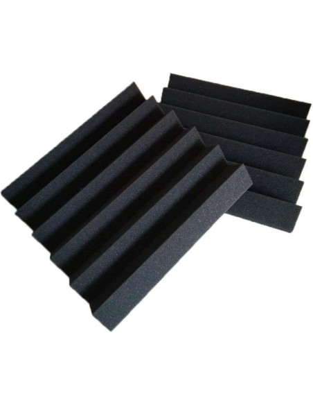 Paneles de espuma acústica Bookishbunny 12 paquetes 30.48x30.48cm