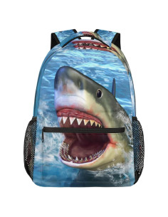 Mochila de Viaje Angry Shark para Laptop 23.9L Unisex