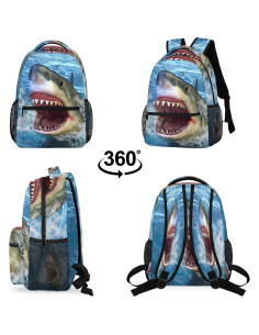 Mochila de Viaje Angry Shark para Laptop 23.9L Unisex 2