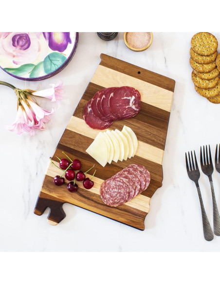 Tabla de Cortar y Charcutería Alabama Totally Bamboo 40x25 cm