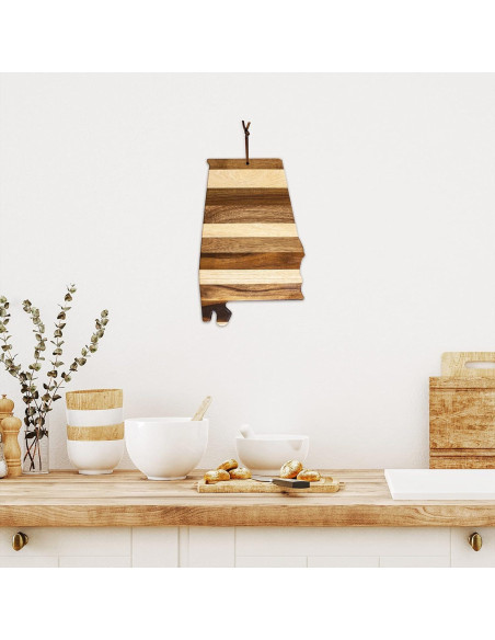 Tabla de Cortar y Charcutería Alabama Totally Bamboo 40x25 cm