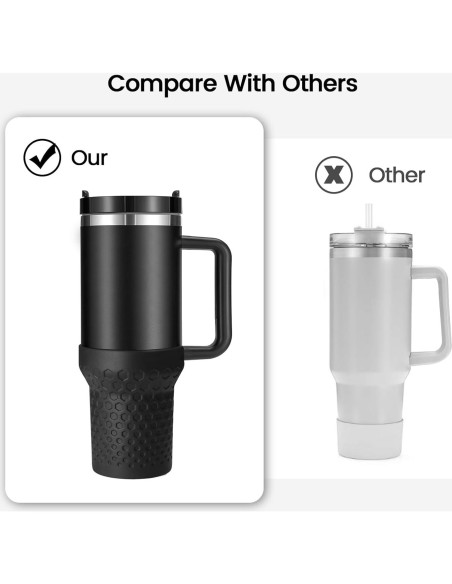 Bota de Silicona Thxbag para Tazas Stanley 30oz y 20oz Negra