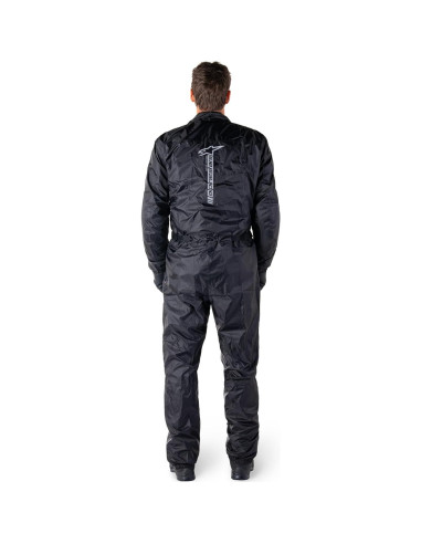 Traje de Lluvia Alpinestars Hurricane V2 4XL Negro Impermeable