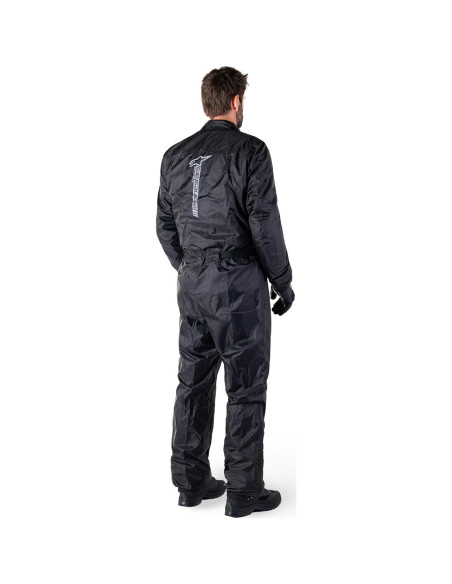Traje de Lluvia Alpinestars Hurricane V2 4XL Negro Impermeable