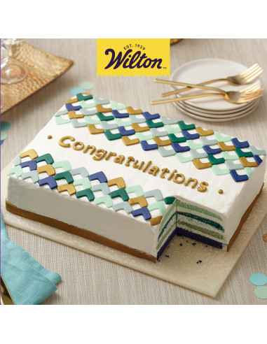 Set de 2 Moldes Rectangulares Antiadhesivos Wilton 23x33 cm